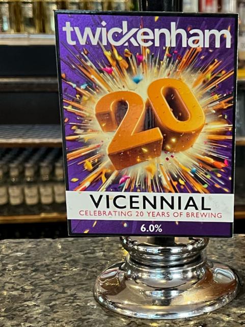 Vicennial 6.0%, Twickenham Fine Ales, England