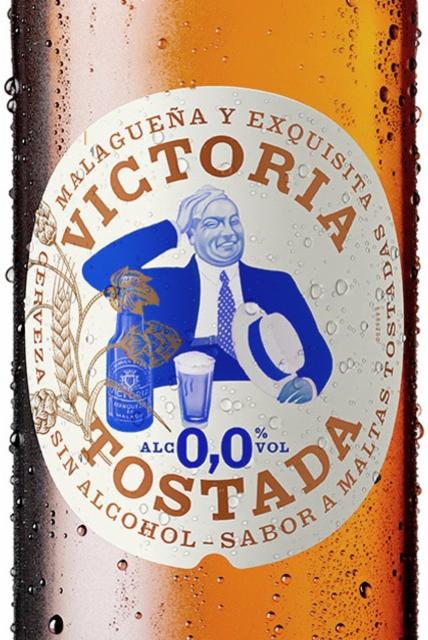 Victoria 0,0% Tostada, Cervezas Victoria 1928 (Damm)