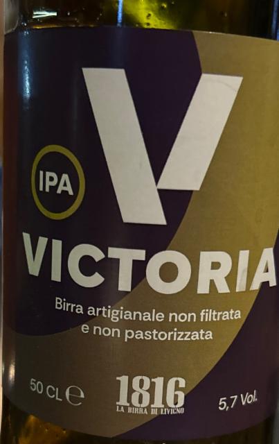 Victoria, 1816 la birra di Livigno