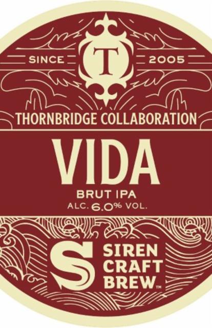 Vida 6.0%, Siren Craft Brew, England
