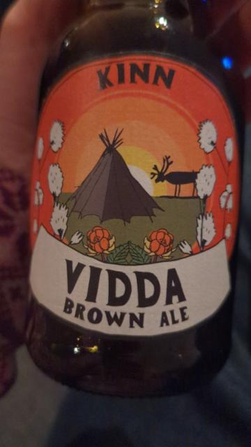 vidda brown ale 4.5%, Kinn Bryggeri, Norway