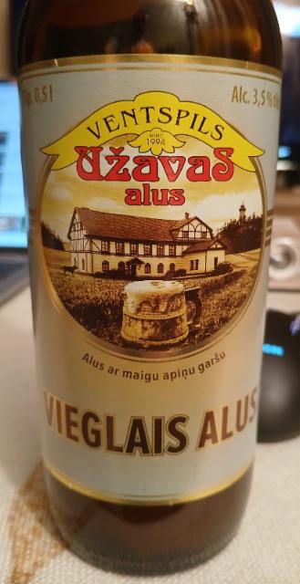 Vieglais alus 3.5%, Užavas Alus, Latvia