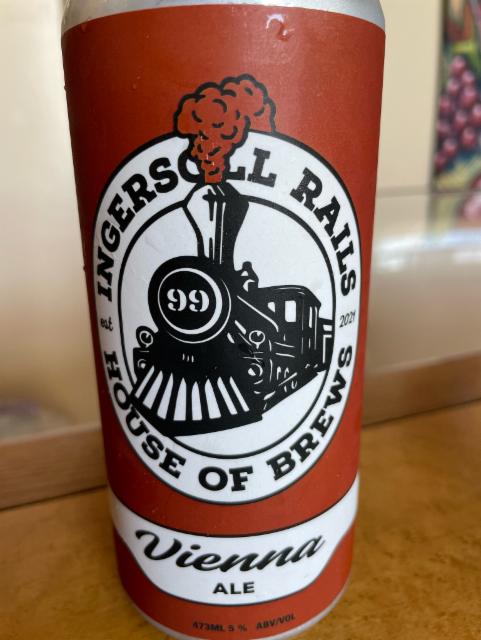Vienna Ale, Ingersoll Rails House of Brews