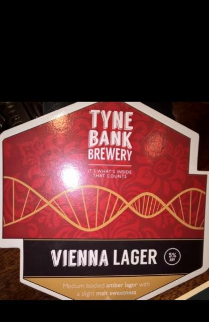 Vienna Lager 5.0%, Tyne Bank Brewery, England