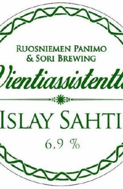 Vientiassistentti Islay Sahti 6.9%, Sori Brewing, Estonia