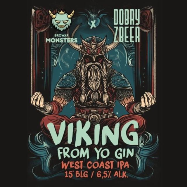 Viking From Yo Gin 6.5%, Browar Monsters, Poland