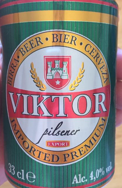 Viktor Pilsener Export 4.0%, Pivovarna Union, Slovenia