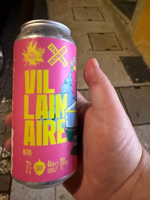 Villainaire 7.0%, Dois Corvos Cervejeira, Portugal