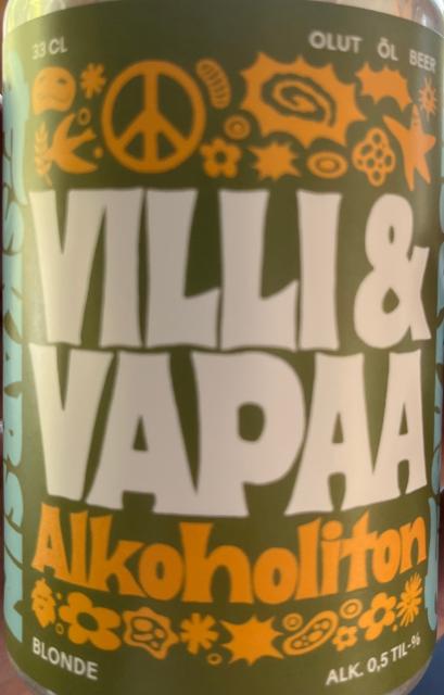Villi & Vapaa Blonde 0.5%, Fiskarsin Panimo, Finland