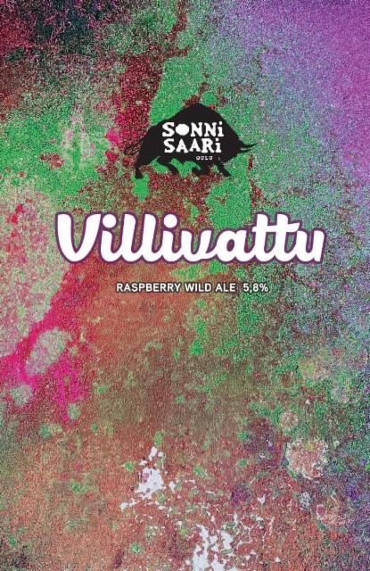 Villivattu Raspberry Wild Ale 5.8%, Sonnisaari Panimo, Finland