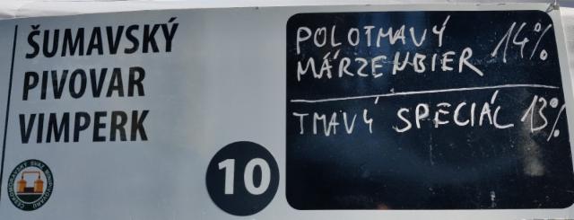 Vimperský Tmavý Speciál 13°, Šumavský pivovar