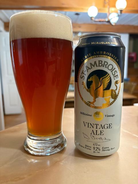 Vintage ale (2025) 9.2%, Brasserie McAuslan (St-Ambroise), Canada