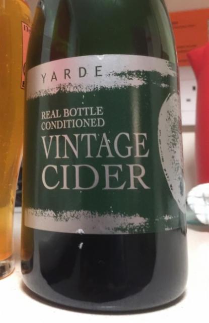 Vintage Bottled Conditioned Cider 5.0%, Yarde Cider, England