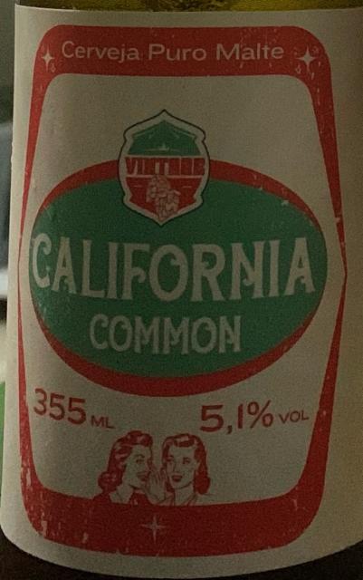 Vintage Califórnia Common 5.1%, Clube do Malte, Brazil
