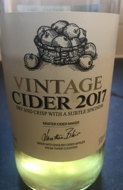 Vintage Cider 2017 7.3%, Asda (Wal Mart), England