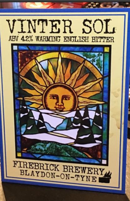 Vinter Sol 4.2%, Firebrick Brewery, England