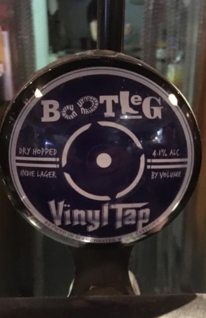 Vinyl Tap 4.1%, Bootleg Brewing, England
