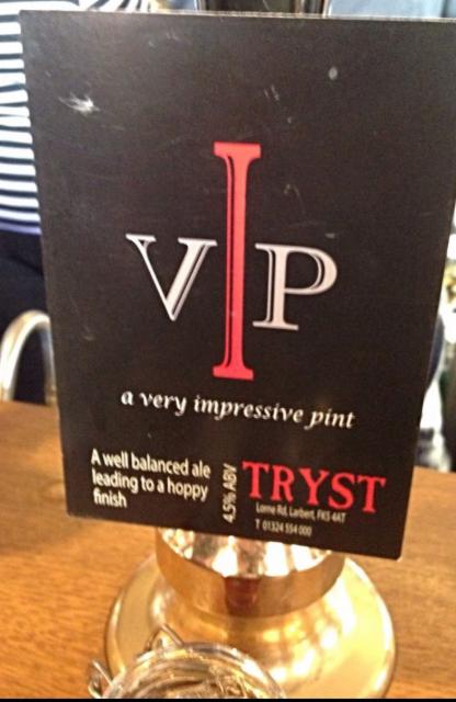 VIP 4.5%, Tryst Brewery, Scotland