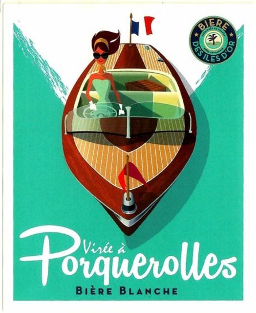 Virée À Porquerolles Bière Blanche 5.0%, La Bière Des Îles D'Or, France
