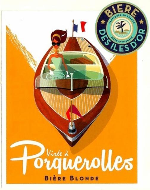 Virée À Porquerolles Bière Blonde, La Bière Des Îles D'Or
