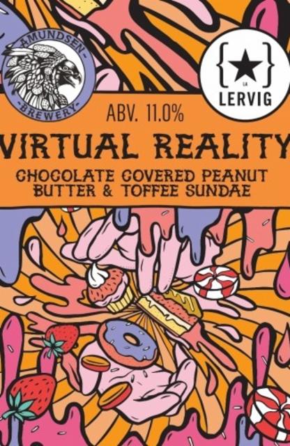 Virtual Reality - Chocolate Covered Peanut Butter & Toffee Sundae 11.0%, Amundsen Bryggeri, Norway