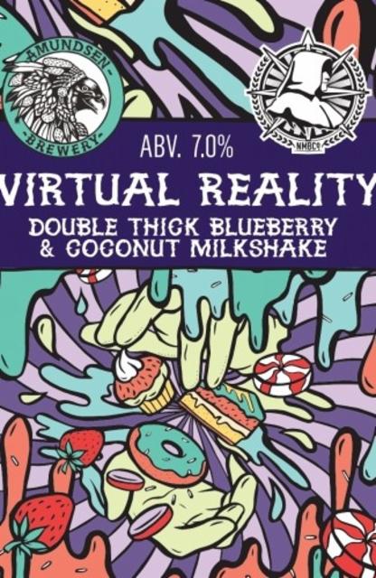 Virtual Reality - Double Thick Blueberry & Coconut Milkshake 7.0%, Amundsen Bryggeri, Norway