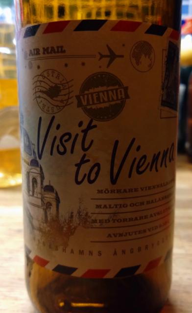 Visit to Vienna 5.3%, Nynäshamns Ångbryggeri, Sweden