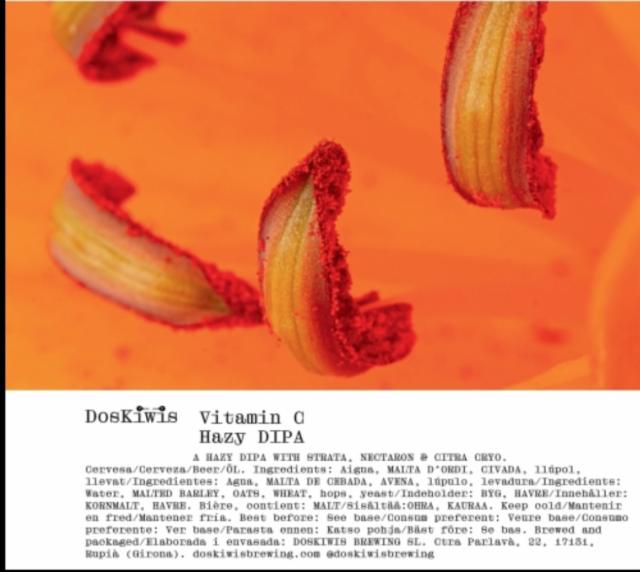 Vitamin C 8.0%, DosKiwis Brewing, Spain