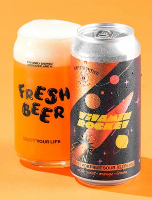 Vitamin Rocket 6.0%, White Frontier Brewery, Switzerland