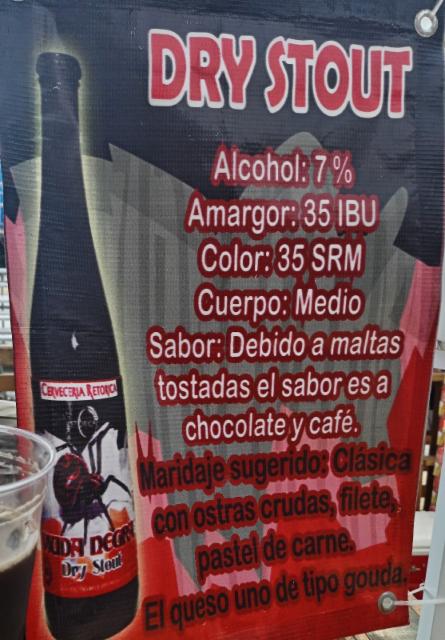 Viuda Negra 7.0%, Cervecería Retórica, Mexico