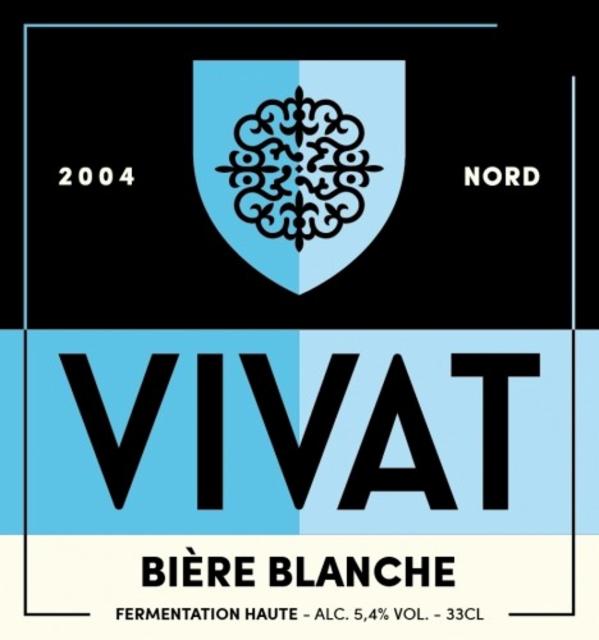 Vivat Blanche 5.4%, Brasserie Vivat, France