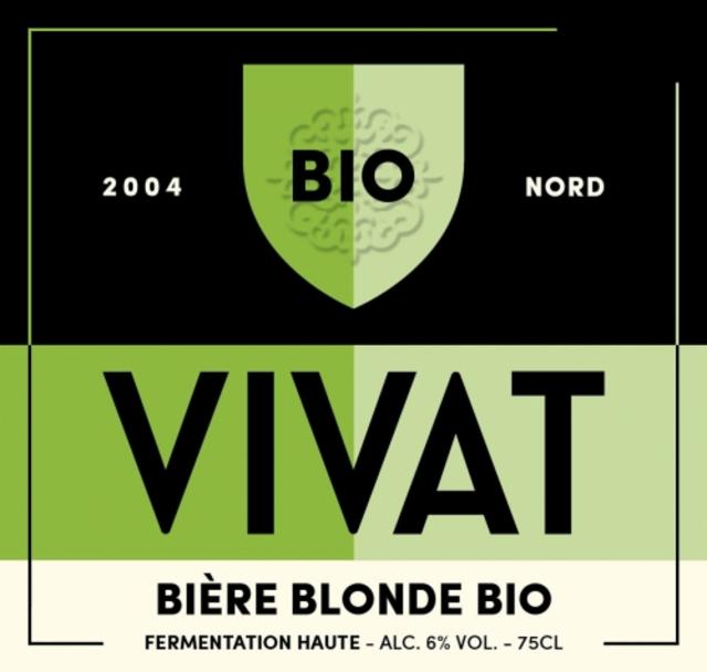 Vivat Blonde Bio 6.0%, Brasserie Vivat, France