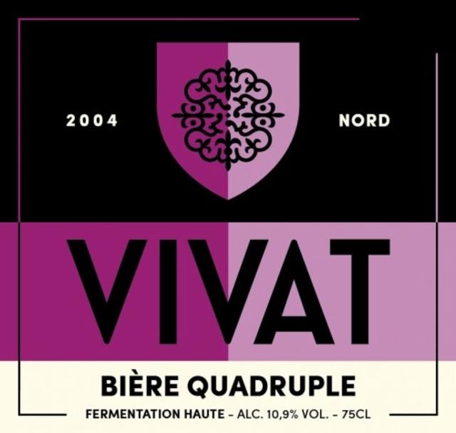 Vivat Quadruple 10.9%, Brasserie Vivat, France