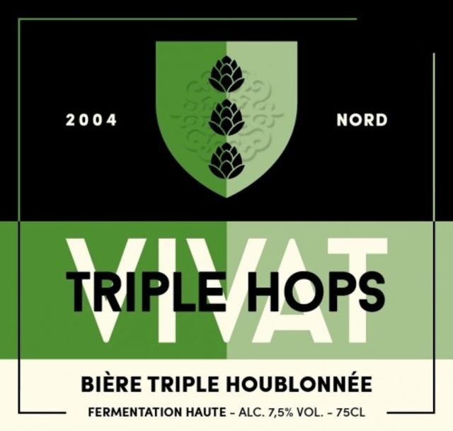 Vivat Triple Hops 7.5%, Brasserie Vivat, France