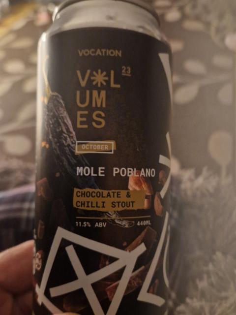 V*lumes Chocolate And Chilli Stout 11.5%, Vocation Brewery, England
