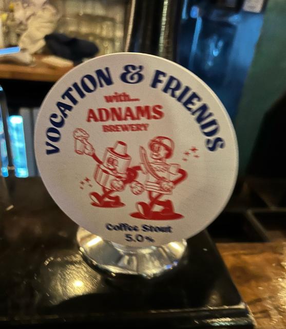 Vocation & Friends Coffee Stout 5.0%, Adnams, England