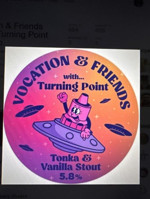 Vocation & Friends with Turning Point Brew Co 5.8%, Vocation Brewery, England