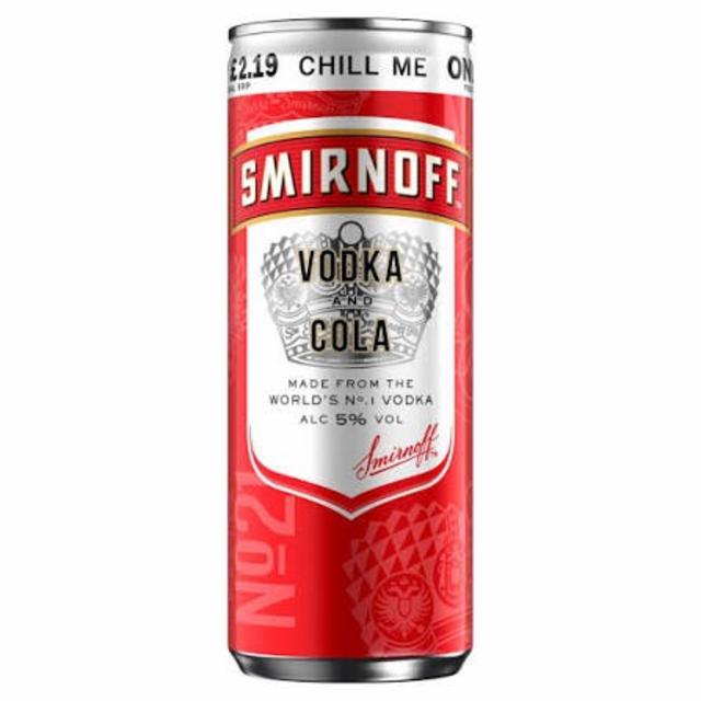 Vodka and Cola, Smirnoff