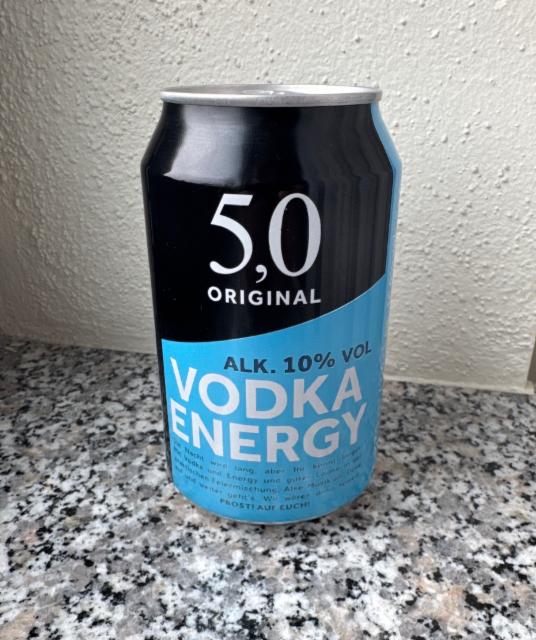 Vodka energy 10.0%, 5,0 International GmbH, Germany