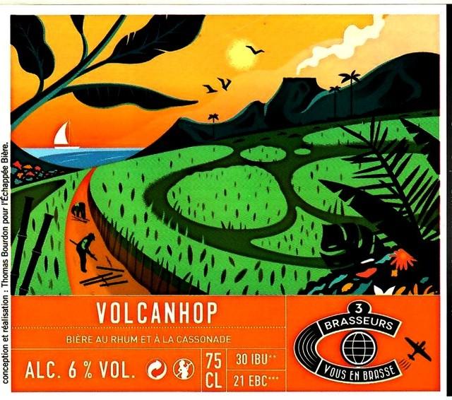 Volcanhop 6.0%, Les 3 Brasseurs / The 3 Brewers Lille, France