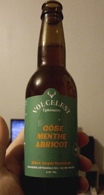 volcelest éphémère göse menthe abricot 6.5%, Brasserie Volcelest, France