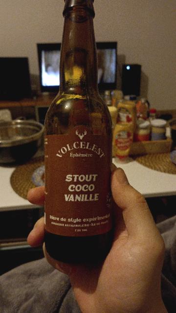 volcelest stout 7.5%, Brasserie Volcelest, France