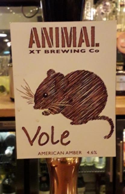 Vole 4.6%, Animal Brewing Co., England