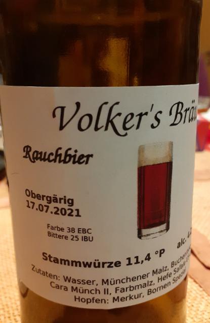 Volker Bräu Rauchbier, Volker-Bräu