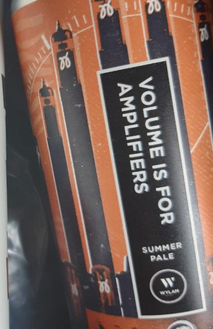 Volume is for Amplifiers 4.8%, Wylam, England