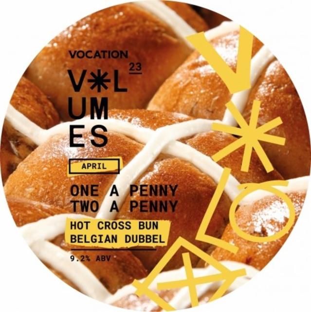 Volumes - One A Penny Two A Penny 9.2%, Vocation Brewery, England