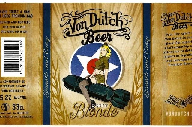 Von Dutch Blonde 5.2%, Brasserie Saint-Clair, France