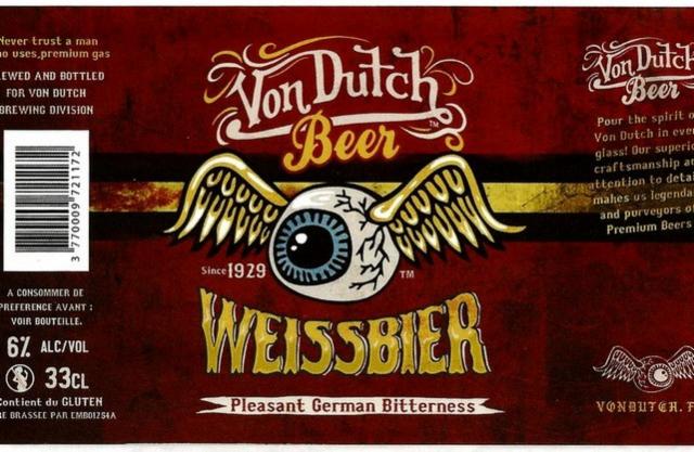 Von Dutch Weissbier 6.0%, Brasserie Saint-Clair, France