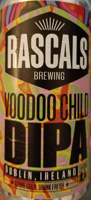 Voodoo child DIPA 8.4%, Rascals Brewing, Ireland