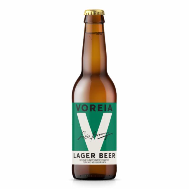 Voreia Lager Beer 4.7%, Siris MicroBrewery, Greece